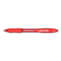 Paper Mate Profile Gel Pen, Retractable, Bold 1 mm, Red Ink, Translucent Red Barrel, Dozen