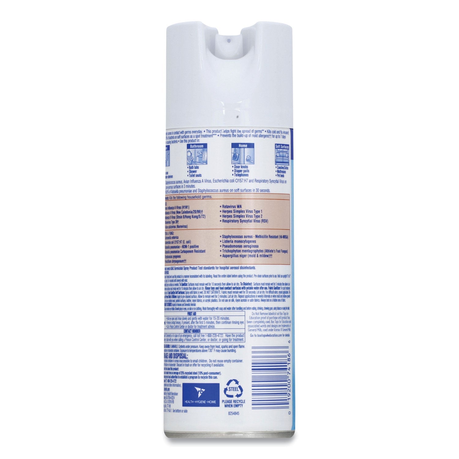LYSOL Disinfectant Spray, Crisp Linen Scent, 12.5 oz Aerosol Spray