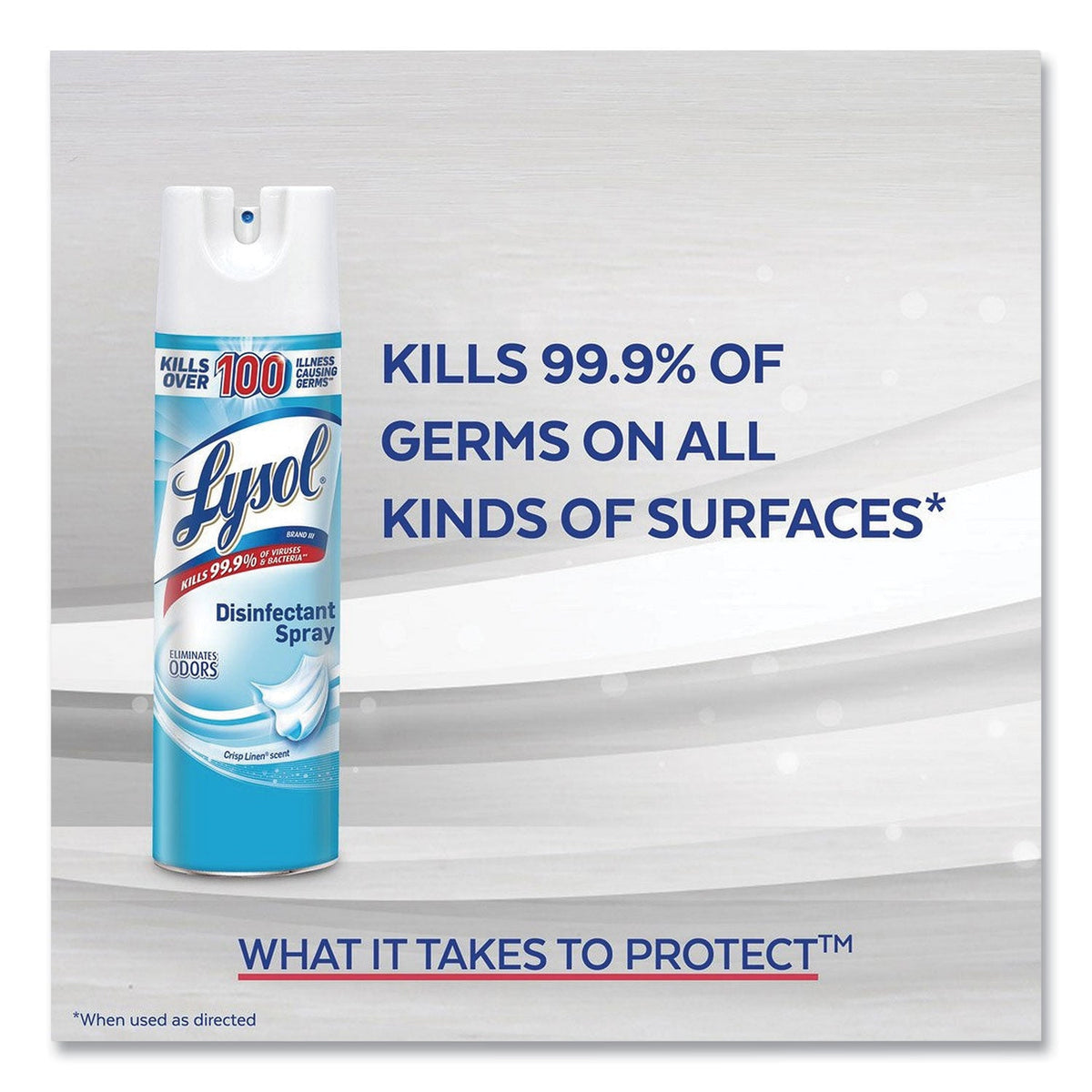 LYSOL Disinfectant Spray, Spring Waterfall Scent, 19 oz Aerosol Spray
