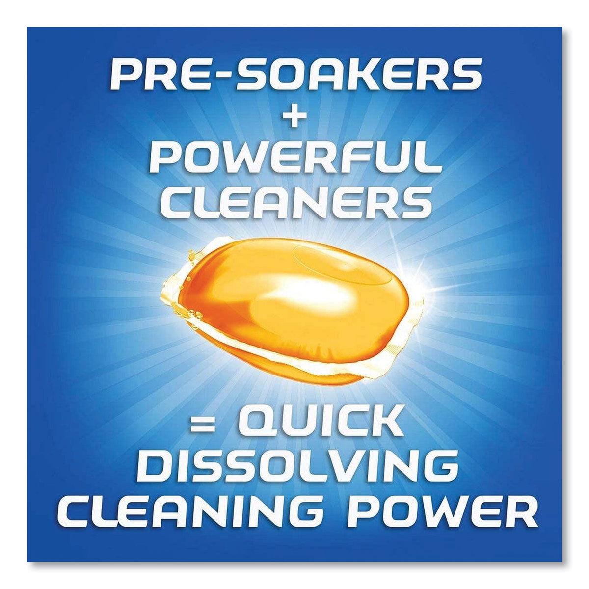 FINISH Dish Detergent Gelpacs, Orange Scent, Box of 32 Gelpacs, 8 Boxes/Carton
