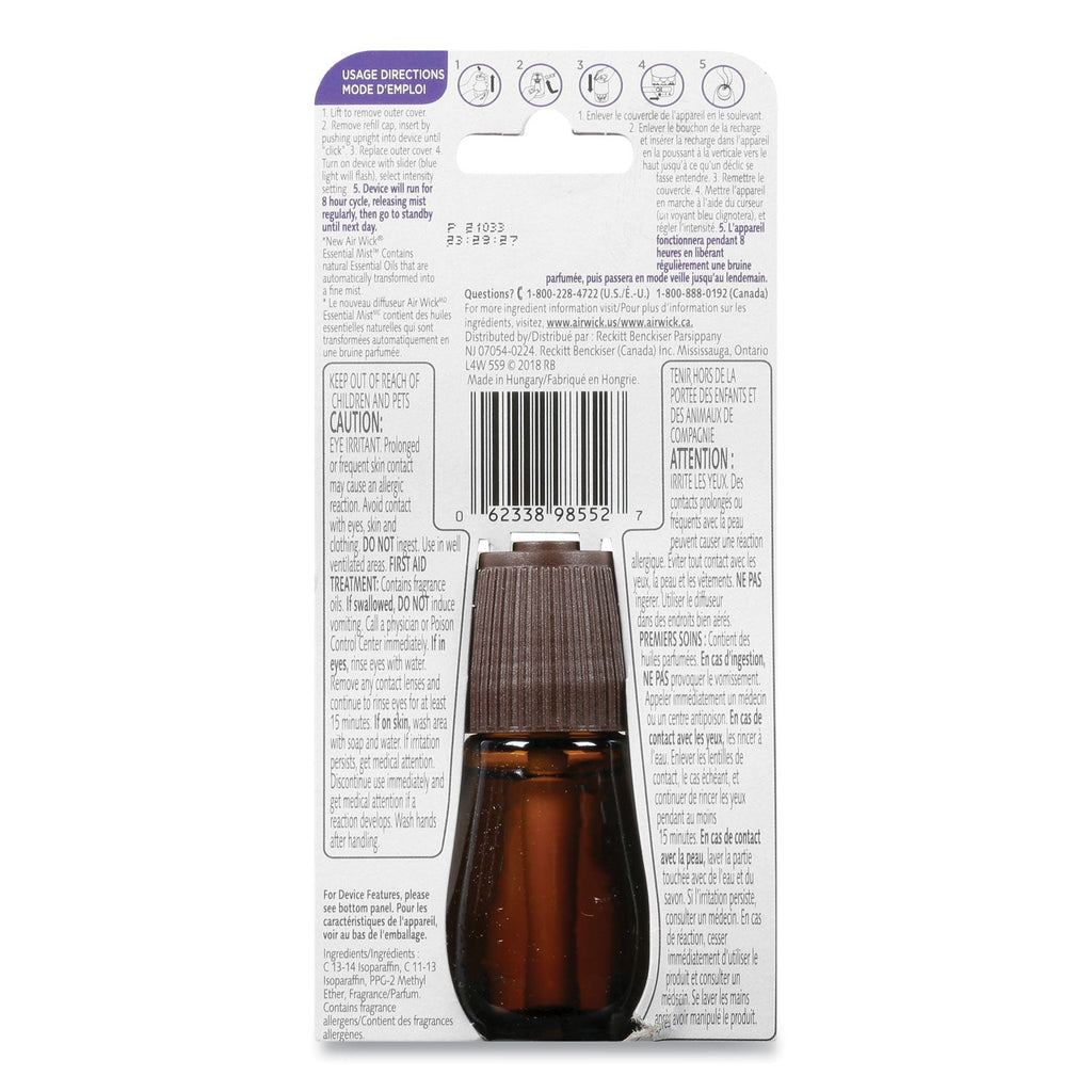 Air Wick Essential Mist Refill, Lavender and Almond Blossom, 0.67 oz Bottle