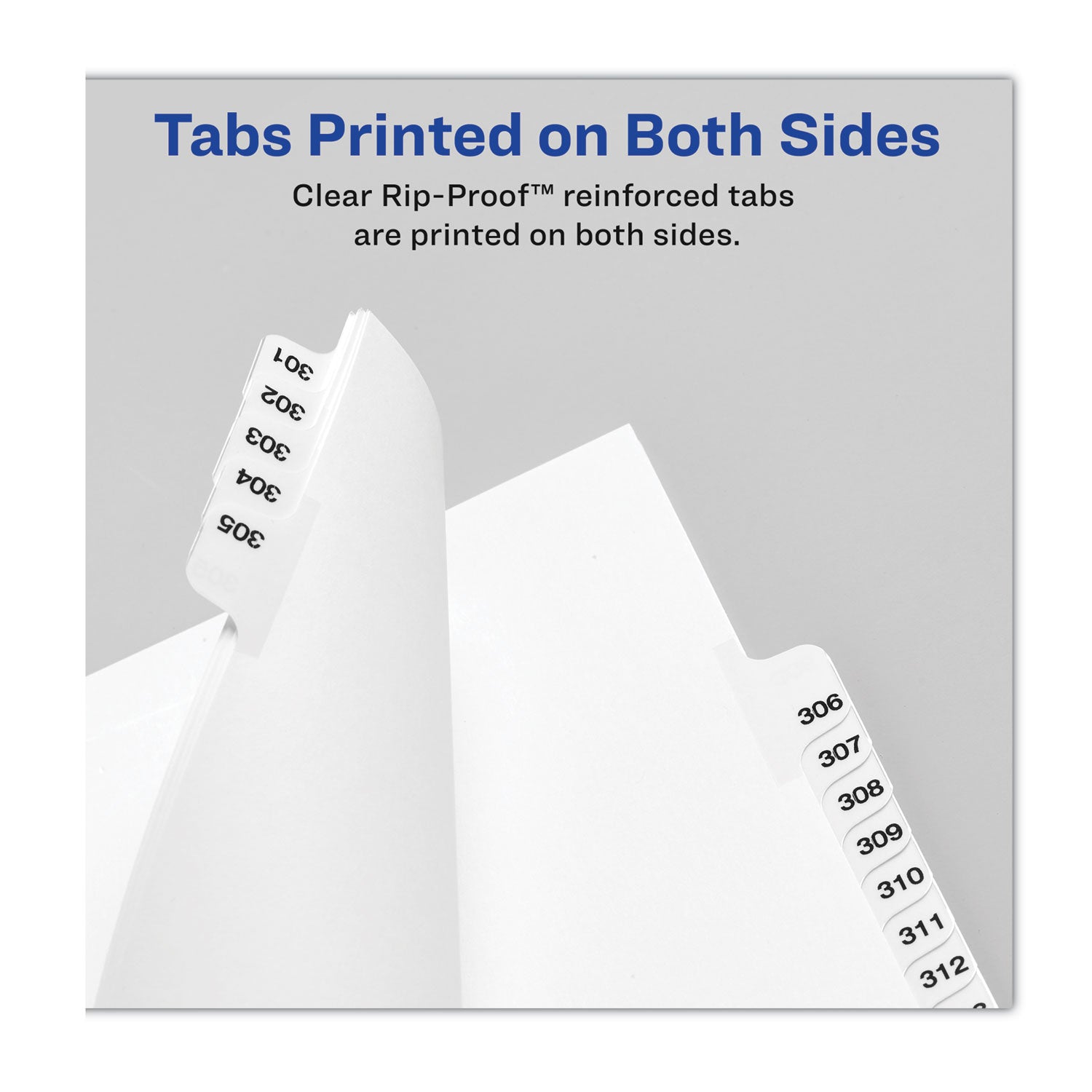 Avery Preprinted Legal Exhibit Side Tab Index Dividers, Avery Style, 10-Tab, 68, 11 x 8.5, White, 25/Pack, (1068)