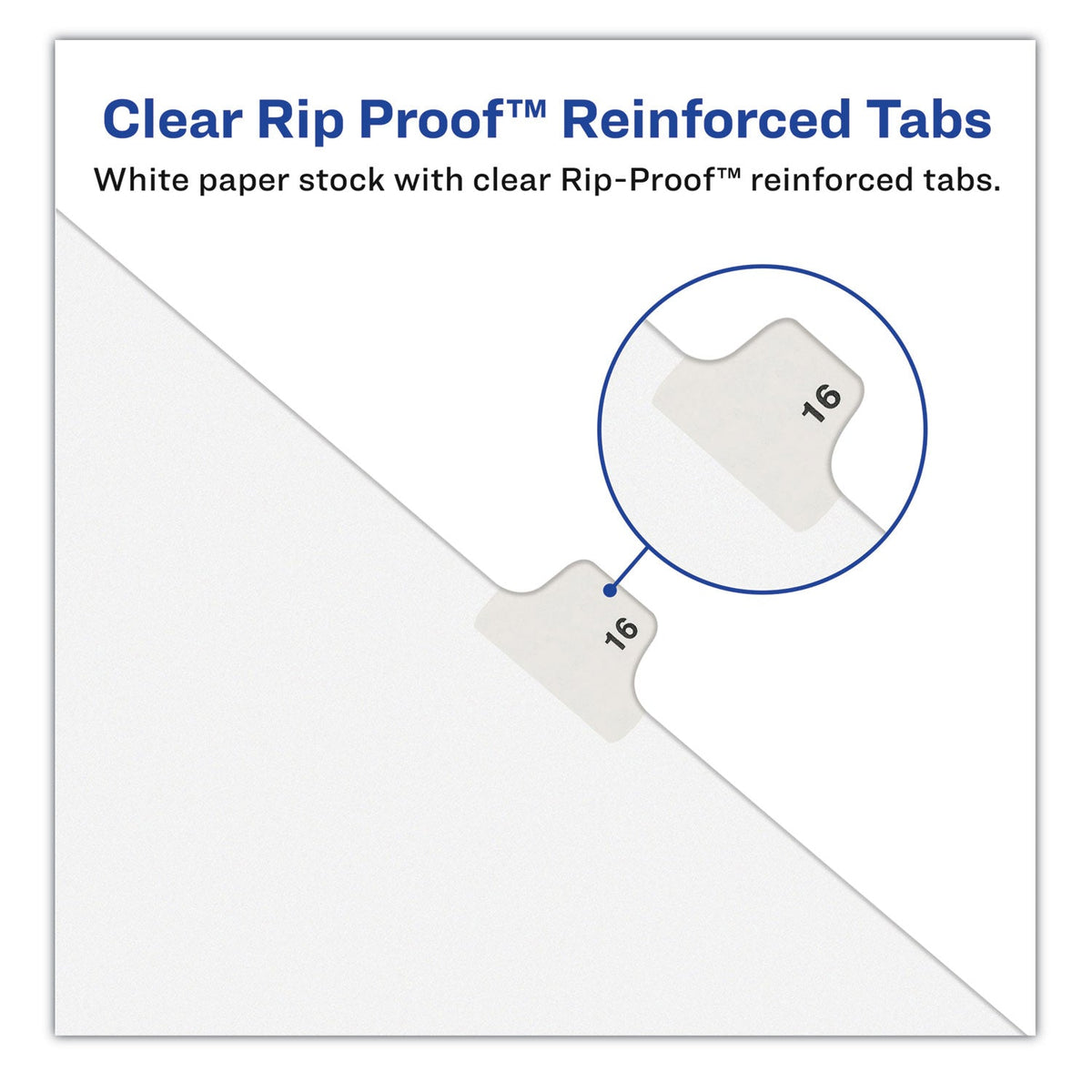 Avery Preprinted Legal Exhibit Side Tab Index Dividers, Avery Style, 10-Tab, 75, 11 x 8.5, White, 25/Pack, (1075)