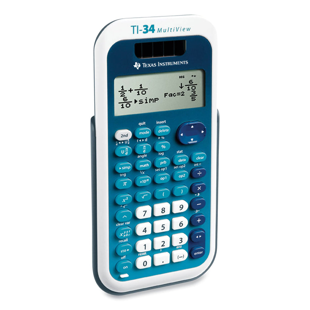 Texas Instruments TI-34 MultiView Scientific Calculator, 16-Digit LCD