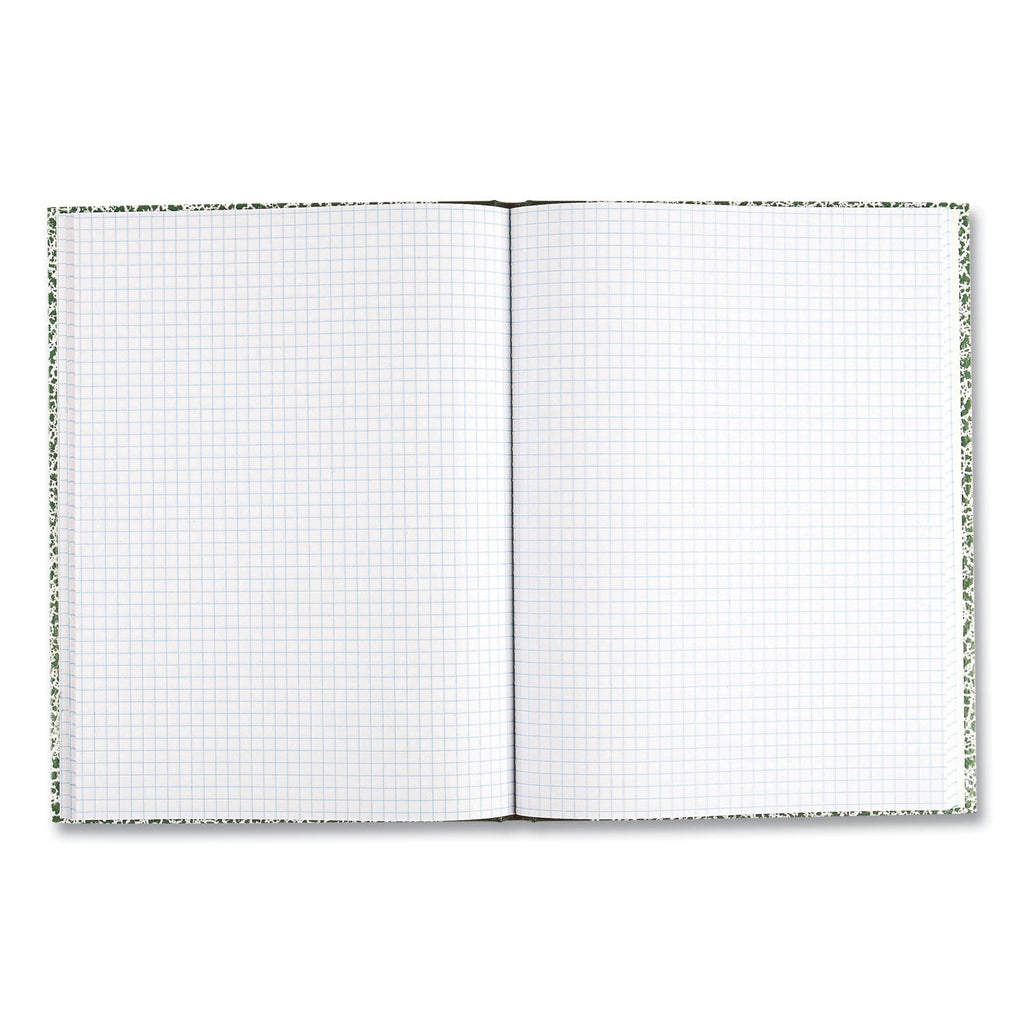 National Lab Notebook, Quadrille Rule, Green Marble Cover, 10.13 x 7.88, 96 Sheets