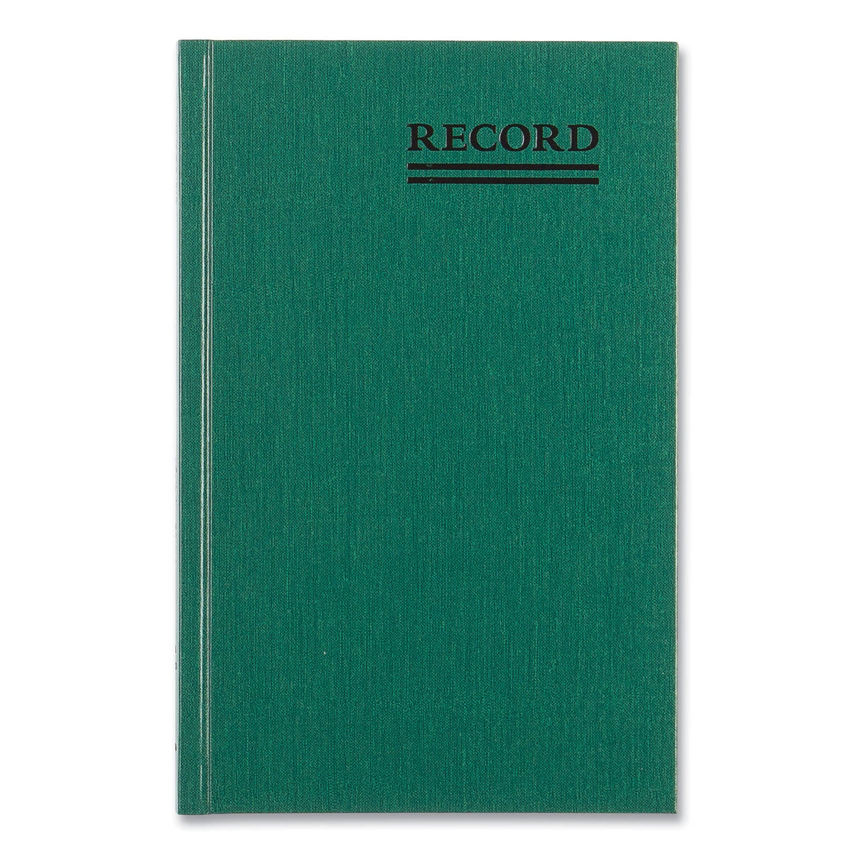 National Emerald Series Account Book, Green Cover, 9.63 x 6.25 Sheets, 200 Sheets/Book