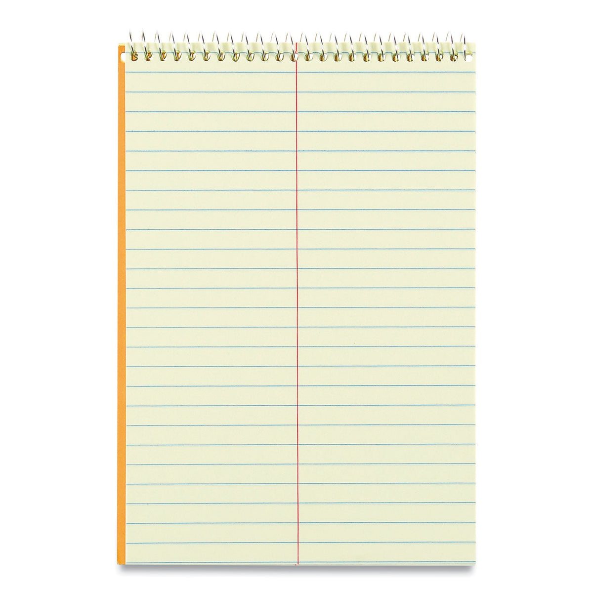 National Standard Spiral Steno Pad, Gregg Rule, Brown Cover, 60 Eye-Ease Green 6 x 9 Sheets