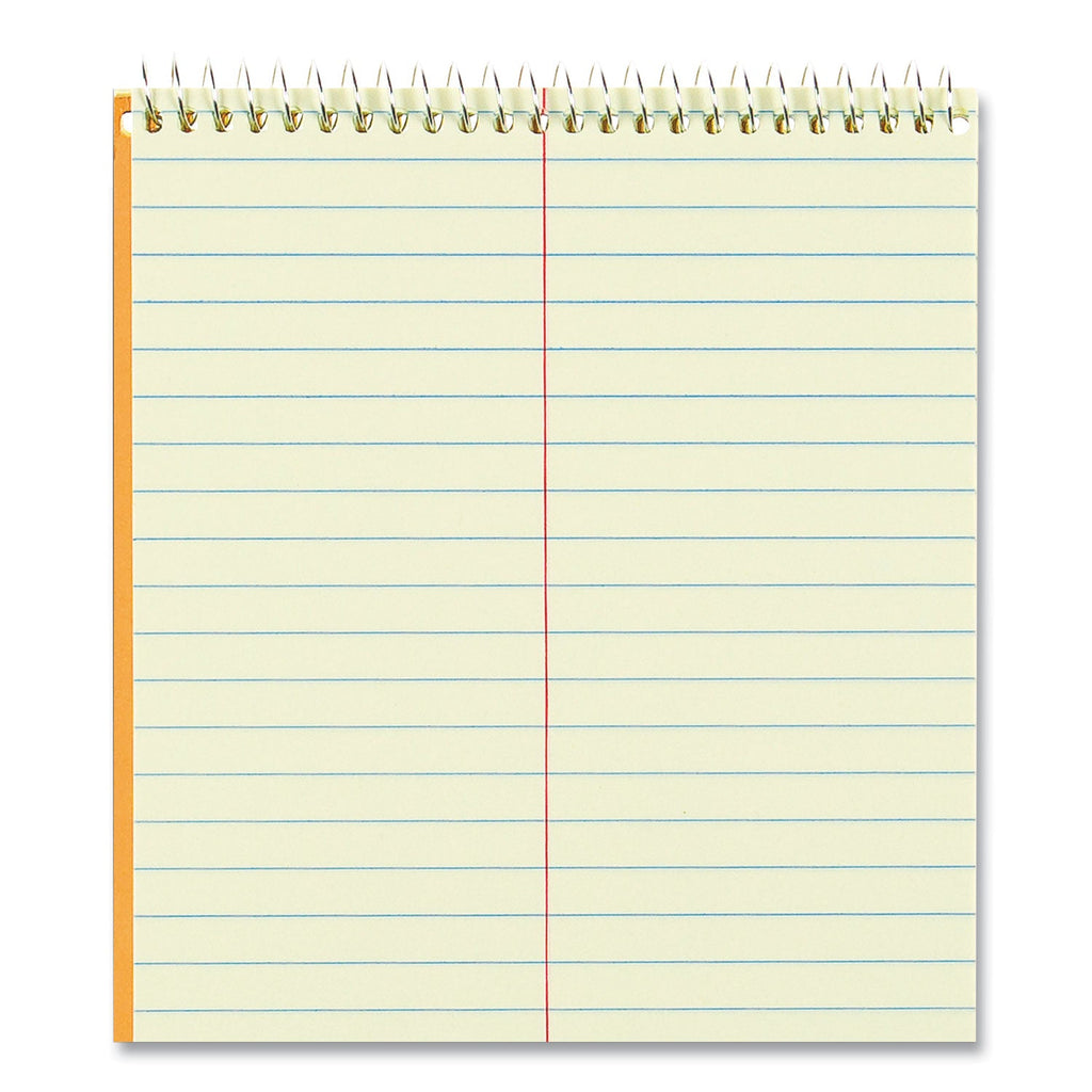 National Standard Spiral Steno Pad, Gregg Rule, Brown Cover, 60 Eye-Ease Green 6 x 9 Sheets