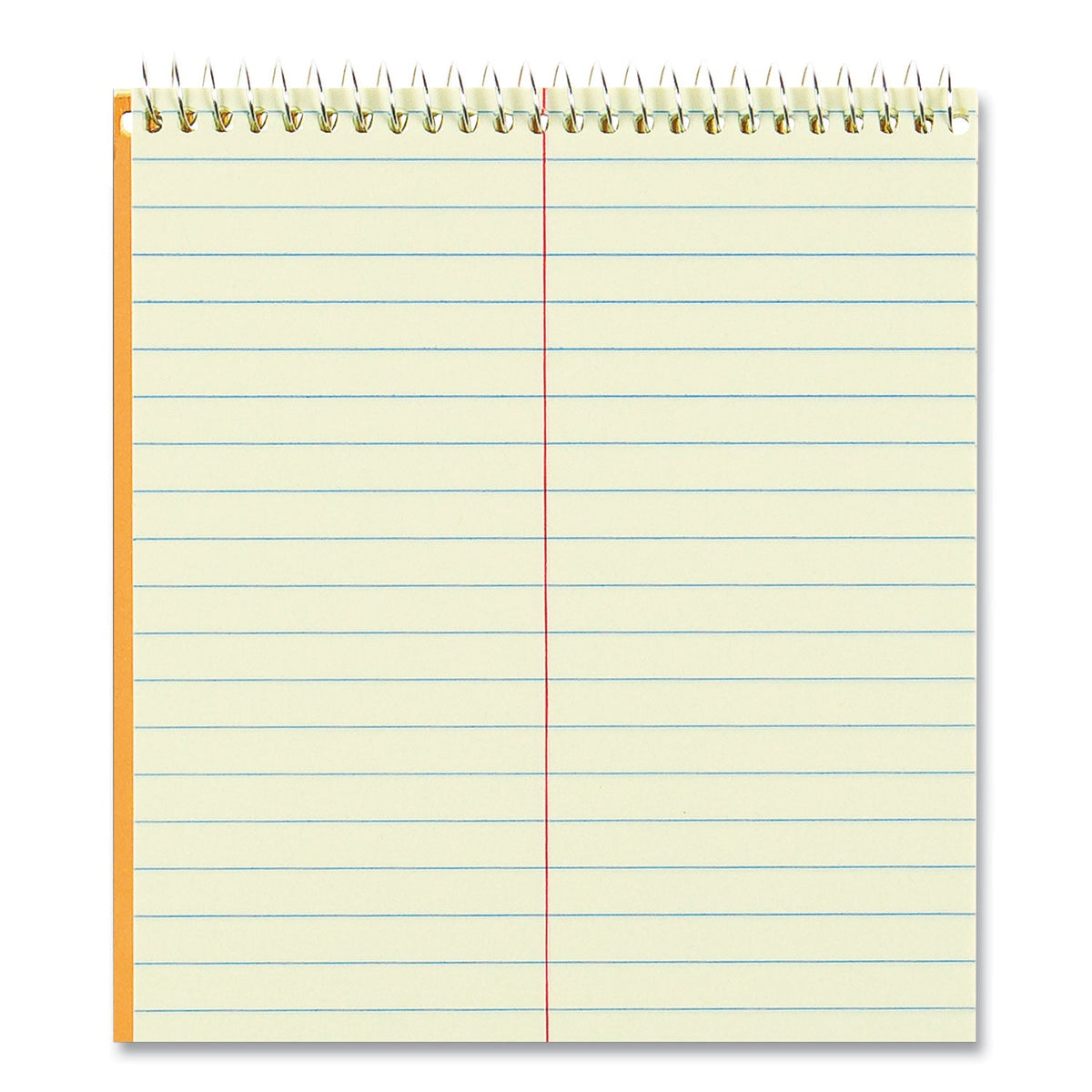 National Standard Spiral Steno Pad, Gregg Rule, Brown Cover, 60 Eye-Ease Green 6 x 9 Sheets