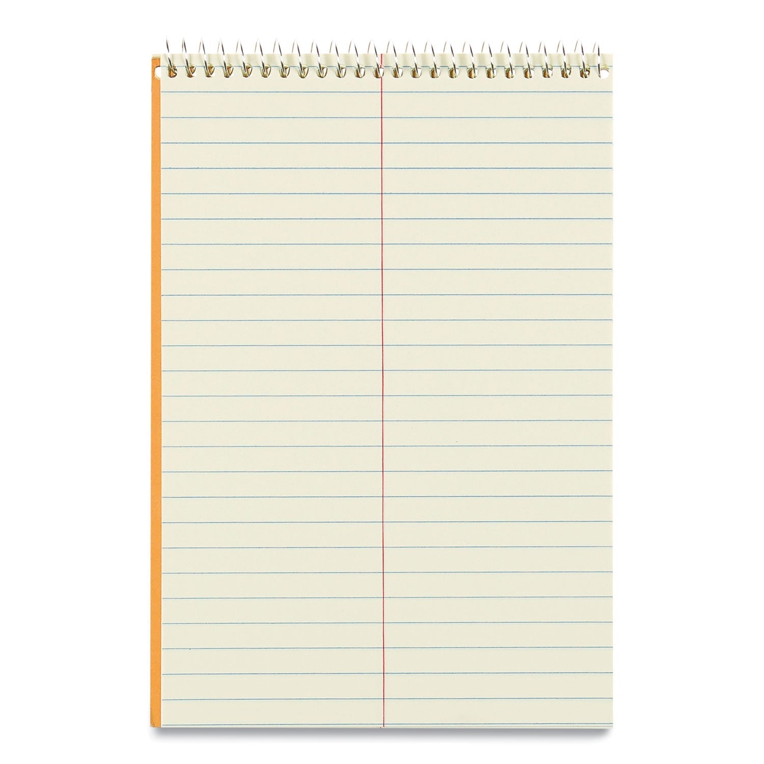 National Standard Spiral Steno Pad, Gregg Rule, Brown Cover, 80 Eye-Ease Green 6 x 9 Sheets