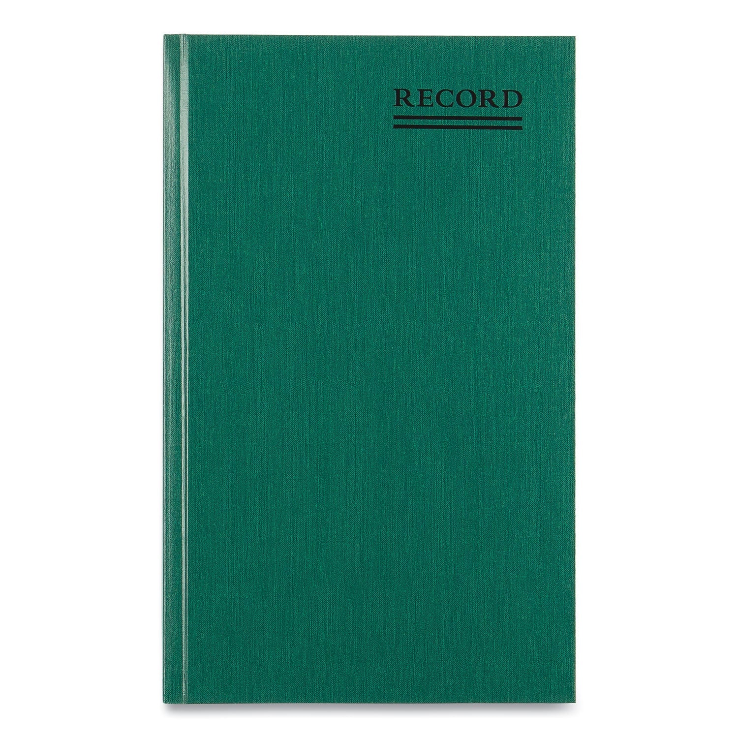 National Emerald Series Account Book, Green Cover, 12.25 x 7.25 Sheets, 300 Sheets/Book