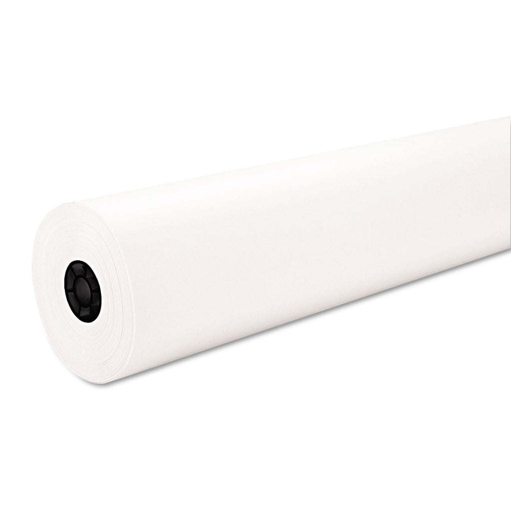 Pacon Decorol Flame Retardant Art Rolls, 40 lb Cover Weight, 36" x 1000 ft, Frost White