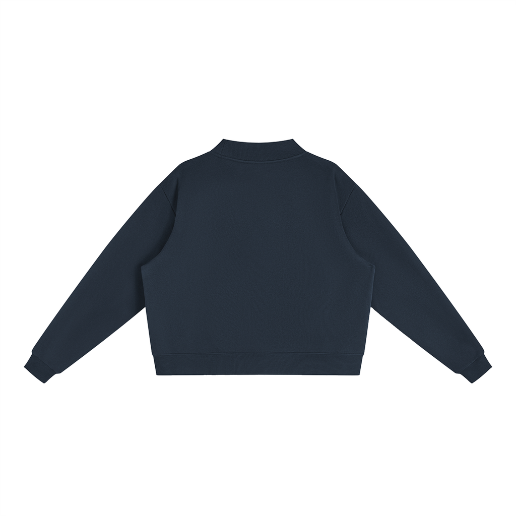 Loki & Ivy Essential Women's Fleece Mock-Neck Crew Sweatshirt