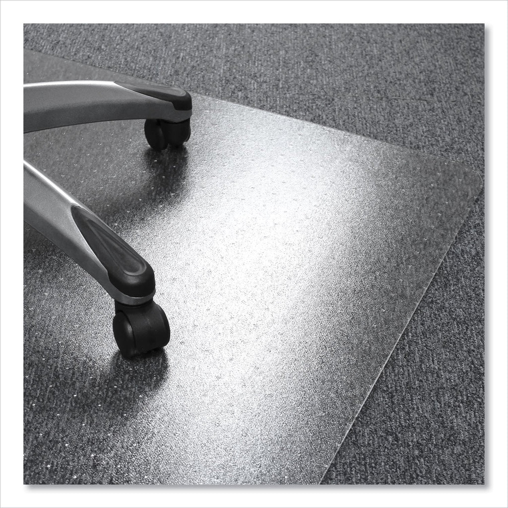 Floortex Cleartex Ultimat Polycarbonate Chair Mat for Low/Medium Pile Carpet, 48 x 79, Clear