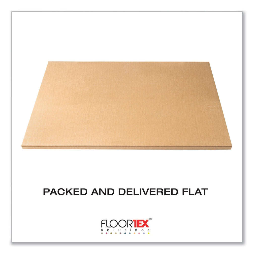 Floortex Cleartex Advantagemat Phthalate Free PVC Chair Mat for Low Pile Carpet, 53 x 45, Clear