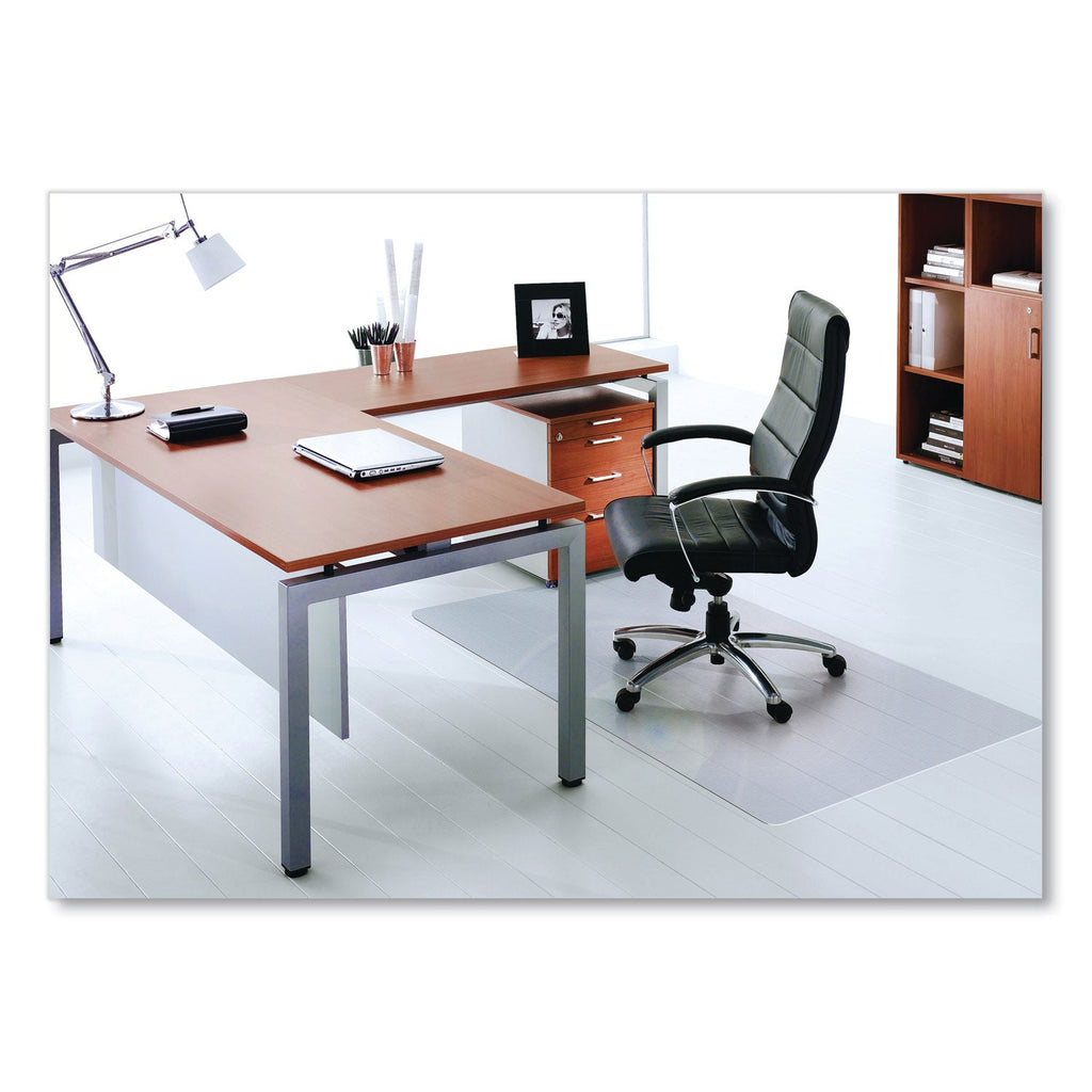 Floortex Cleartex Ultimat Polycarbonate Chair Mat for Hard Floors, 48 x 53, Clear