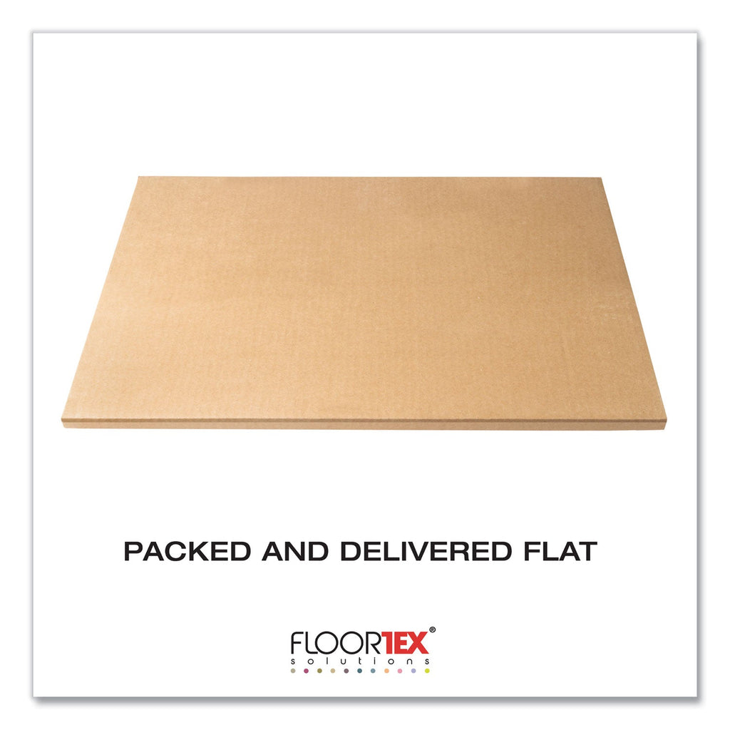 Floortex Cleartex Advantagemat Phthalate Free PVC Chair Mat for Low Pile Carpet, 48 x 36, Clear