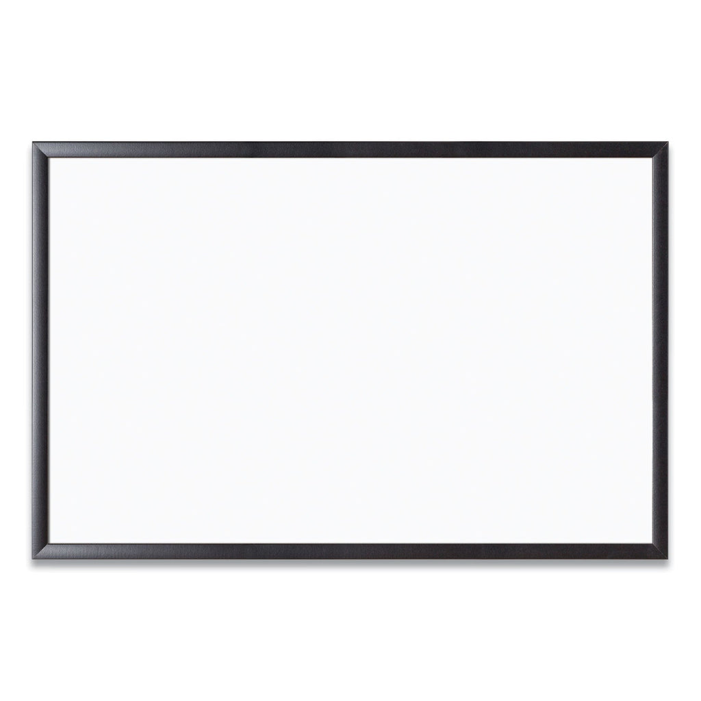 U Brands Magnetic Dry Erase Board with MDF Frame, 36 x 24, White Surface, Black Frame