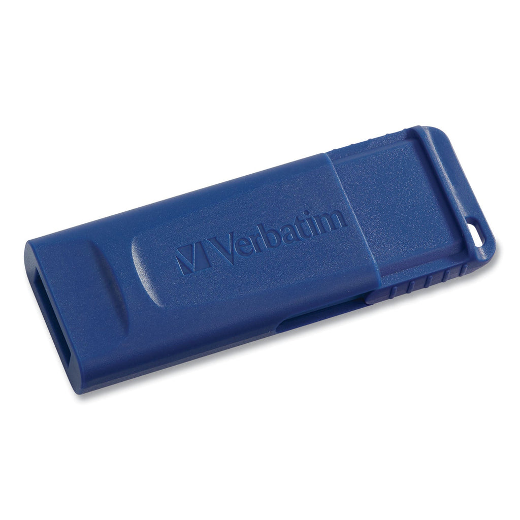 Verbatim Classic USB 2.0 Flash Drive, 16 GB, Blue, 5/Pack