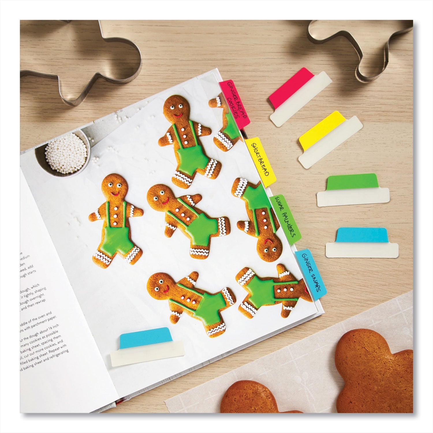 Avery Ultra Tabs Repositionable Tabs, Margin Tabs: 2.5" x 1", 1/5-Cut, Assorted Colors, 24/Pack