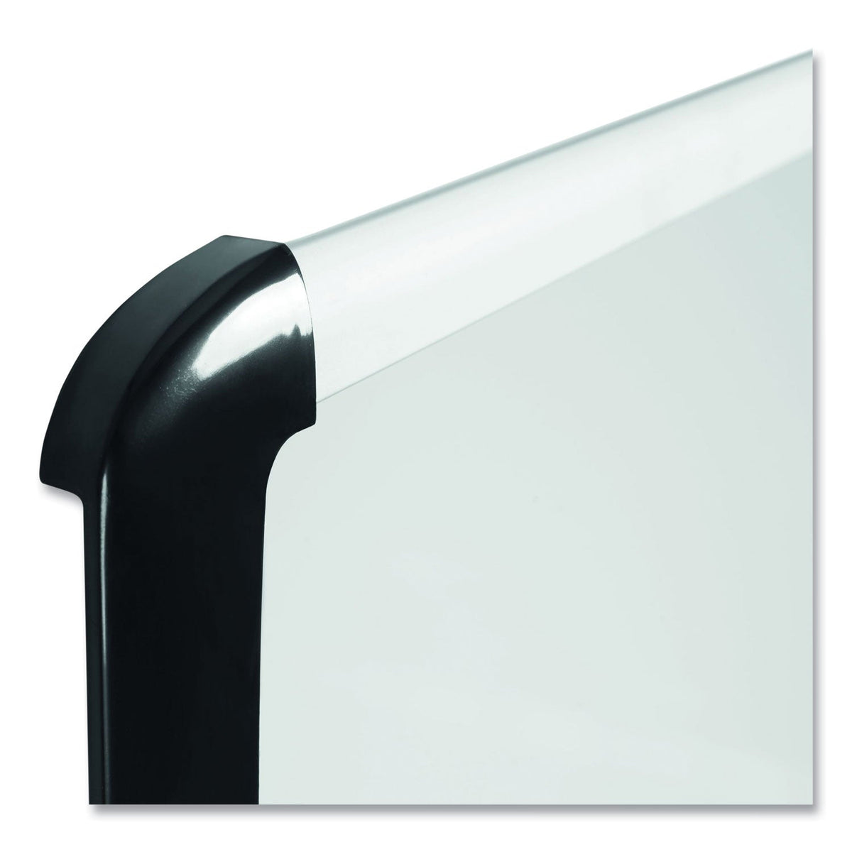 MasterVision Porcelain Magnetic Dry Erase Board, 48x96, White/Silver