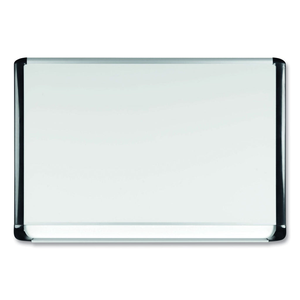 MasterVision Porcelain Magnetic Dry Erase Board, 48x72, White/Silver