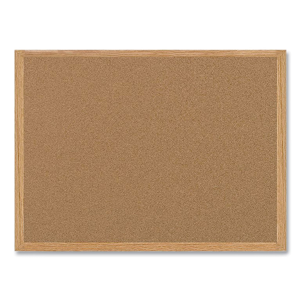 MasterVision Earth Cork Board, 36 x 48, Wood Frame