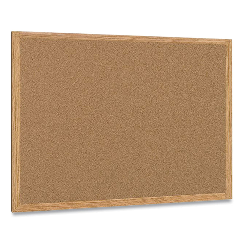 MasterVision Earth Cork Board, 36 x 48, Wood Frame