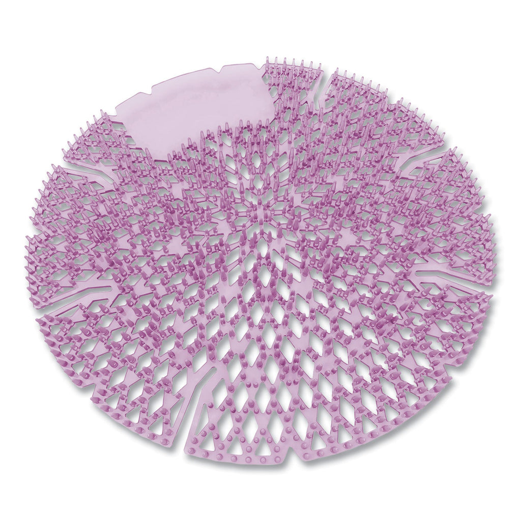 Big D Industries Diamond 3D Urinal Screen, Lavender Lace Scent, 0.13 oz, Lavender, 10/Box
