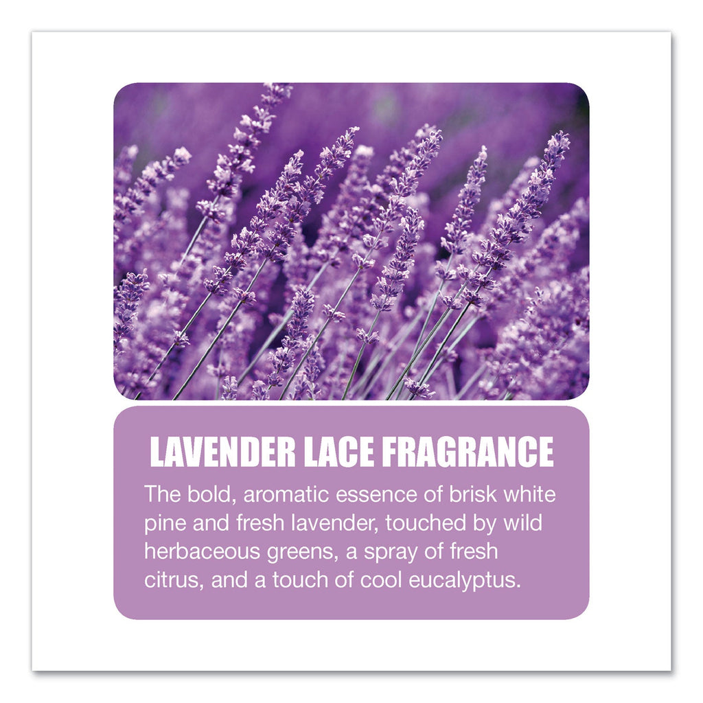 Big D Industries Diamond 3D Urinal Screen, Lavender Lace Scent, 0.13 oz, Lavender, 10/Box