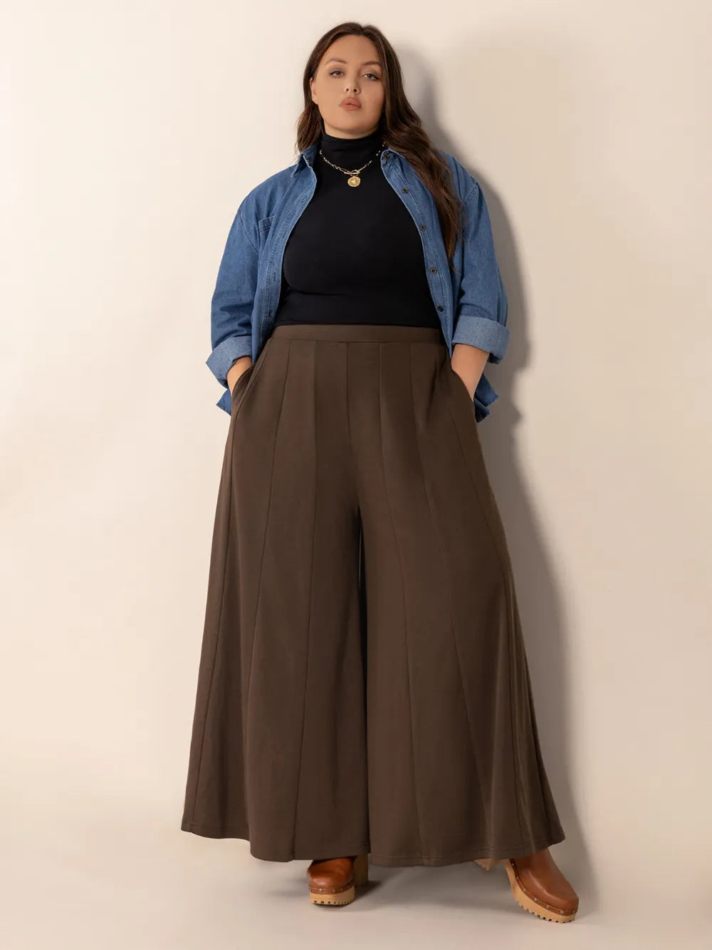Wide Leg Pants with Pockets