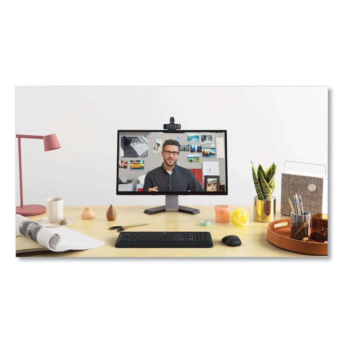Logitech C920e HD Business Webcam, 1280 pixels x 720 pixels, Black
