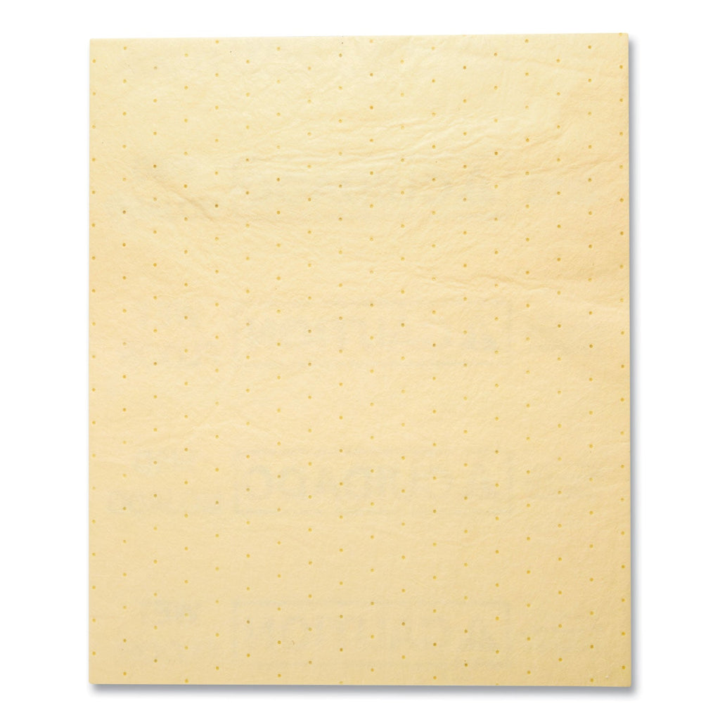 Rubbermaid Over-the-Spill Pad, Caution Wet Floor, 16 oz, 16.5 x 20, 22 Sheets/Pad