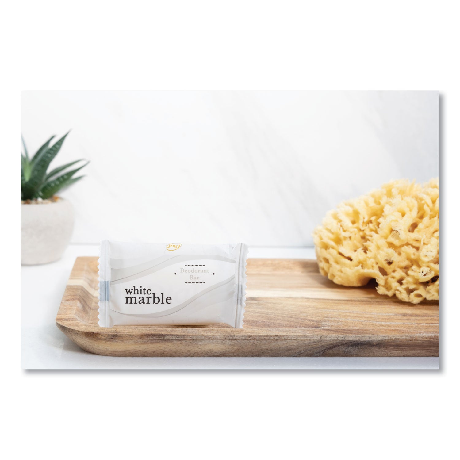 Dial Amenities Deodorant Soap, Pleasant Scent, # 3/4 Individually Wrapped Bar, 1,000/Carton