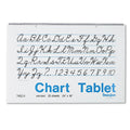 Pacon Chart Tablets, Unruled, 24 x 16, White, 25 Sheets