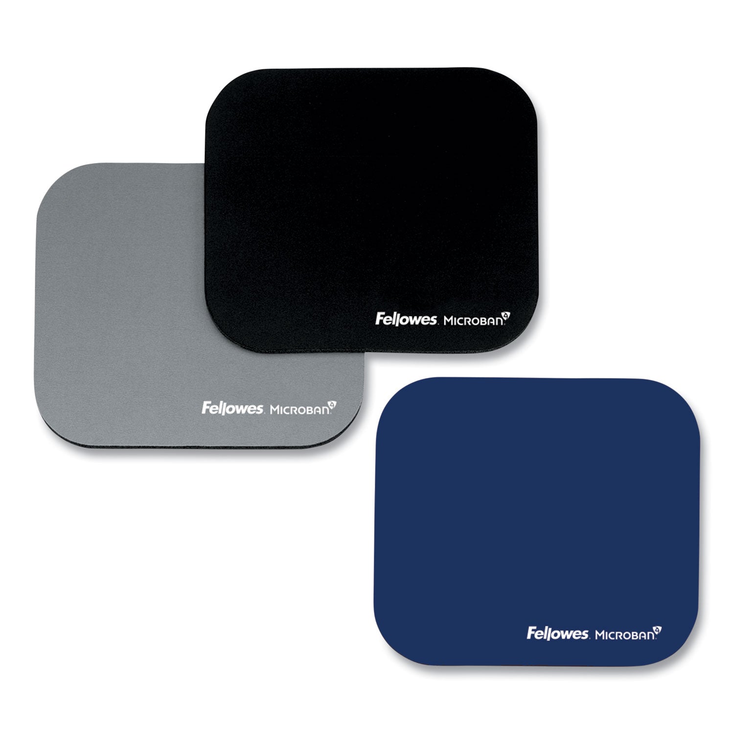 Fellowes Mouse Pad with Microban Protection, 9 x 8, Graphite