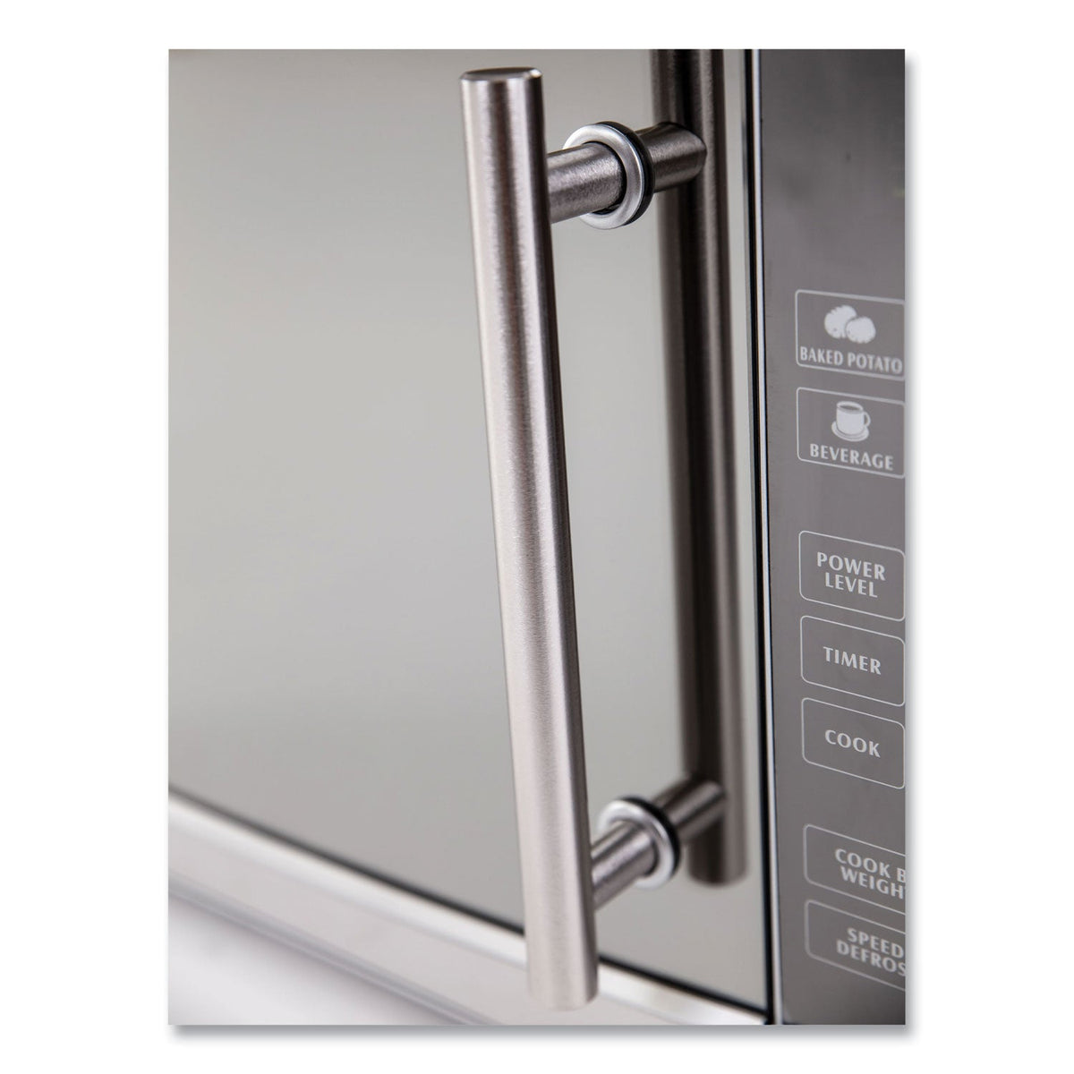 Avanti 1.1 Cubic Foot Capacity Stainless Steel Touch Microwave Oven, 1,000 Watts