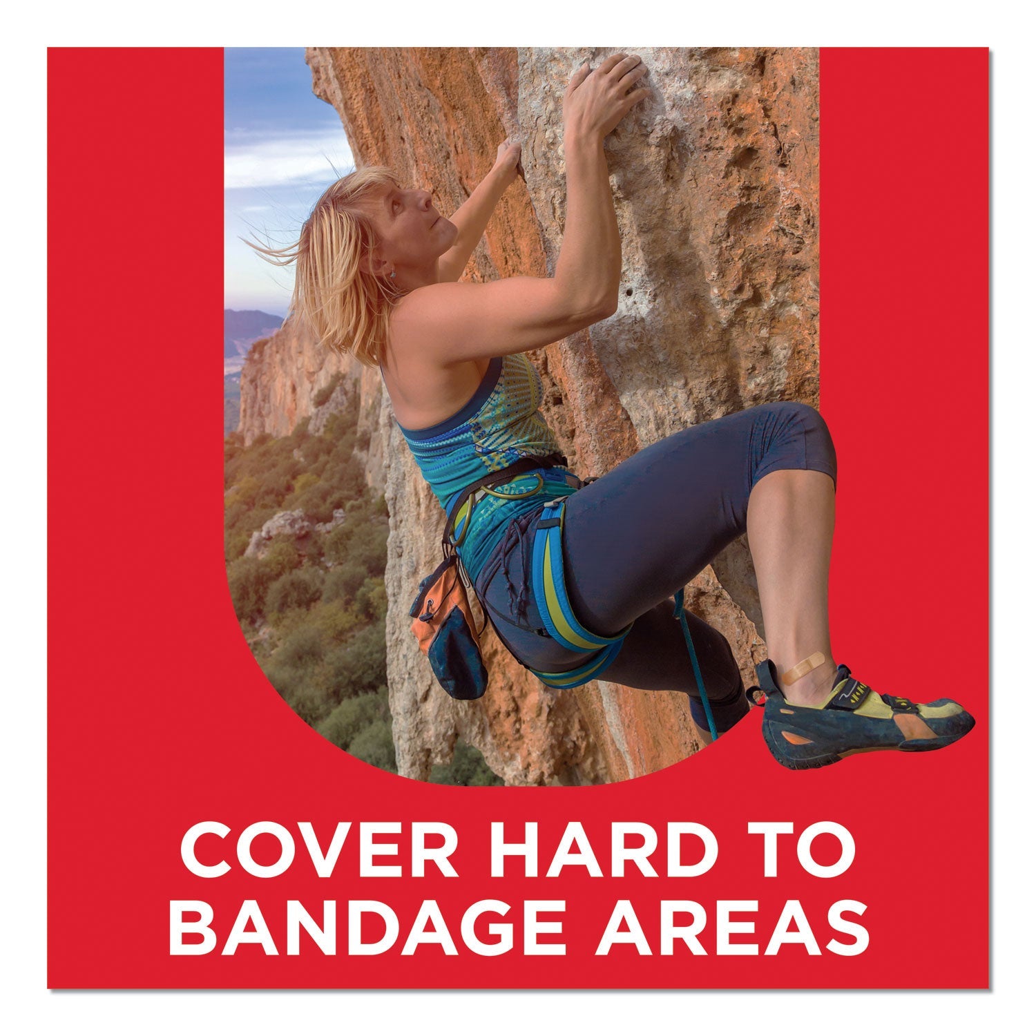 BAND-AID Flexible Fabric Adhesive Bandages, Assorted, 100/Box
