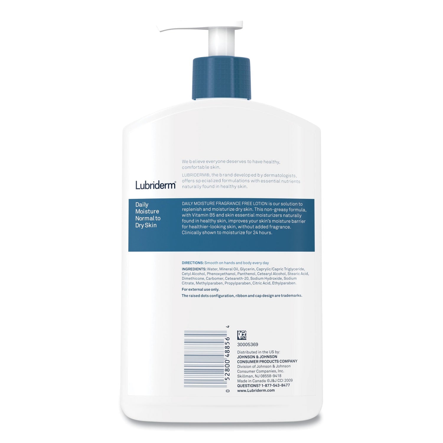 Lubriderm Skin Therapy Hand and Body Lotion, 16 oz Pump Bottle