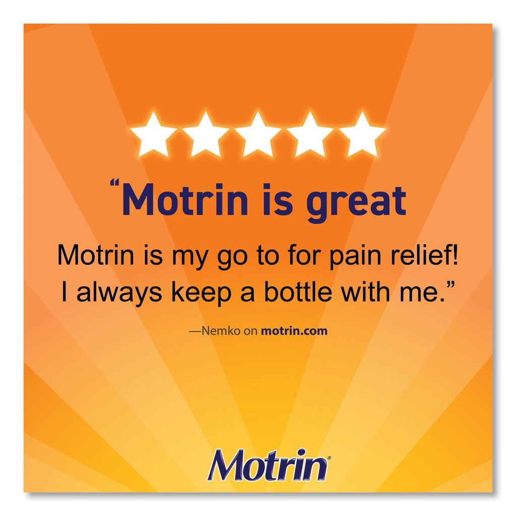 Motrin Ibuprofen Tablets, Two-Pack, 50 Packs/Box