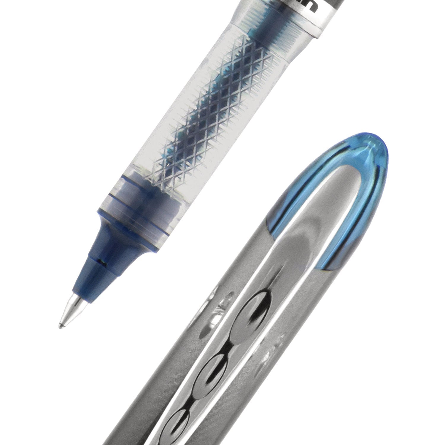 uniball VISION ELITE BLX Series Roller Ball Pen, Stick, Micro 0.5 mm, Assorted Ink and Barrel Colors, 5/Pack