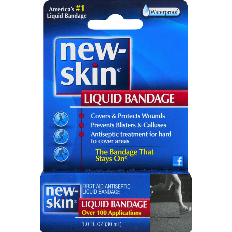 New-Skin First Aid Antiseptic Liquid Bandage, Waterproof 1 Oz