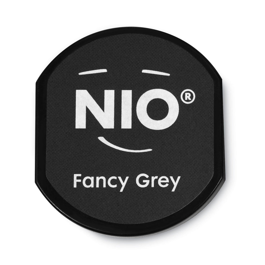 NIO Ink Pad for NIO Stamp with Voucher, 2.75" x 2.75", Fancy Gray