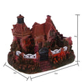 Red House Crawler Toy Avoidance House Fish Tank Decoration