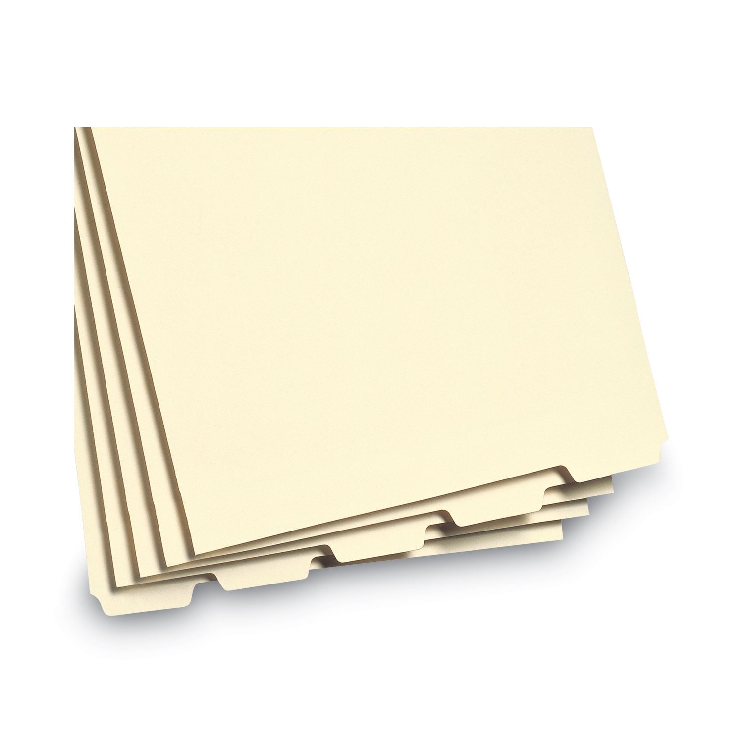 Smead Stackable Folder Dividers with Fasteners, 1/5-Cut End Tab, Legal Size, Manila, 50/Pack