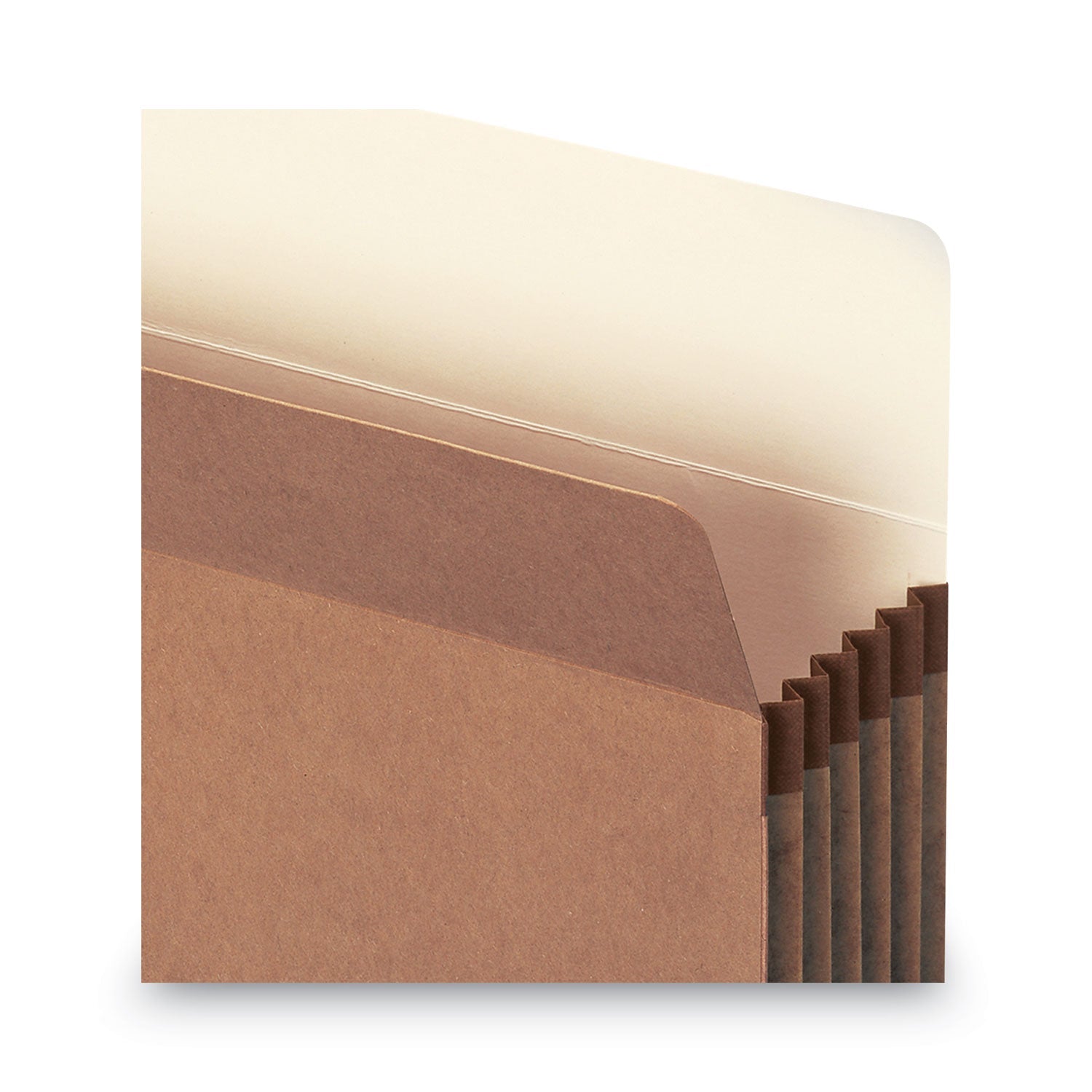 Smead Redrope Drop Front File Pockets, 5.25" Expansion, Letter Size, Redrope, 10/Box