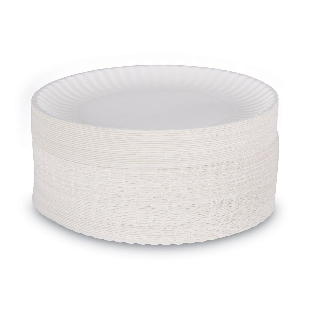 Dixie White Paper Plates, 9" dia, 250/Pack, 4 Packs/Carton