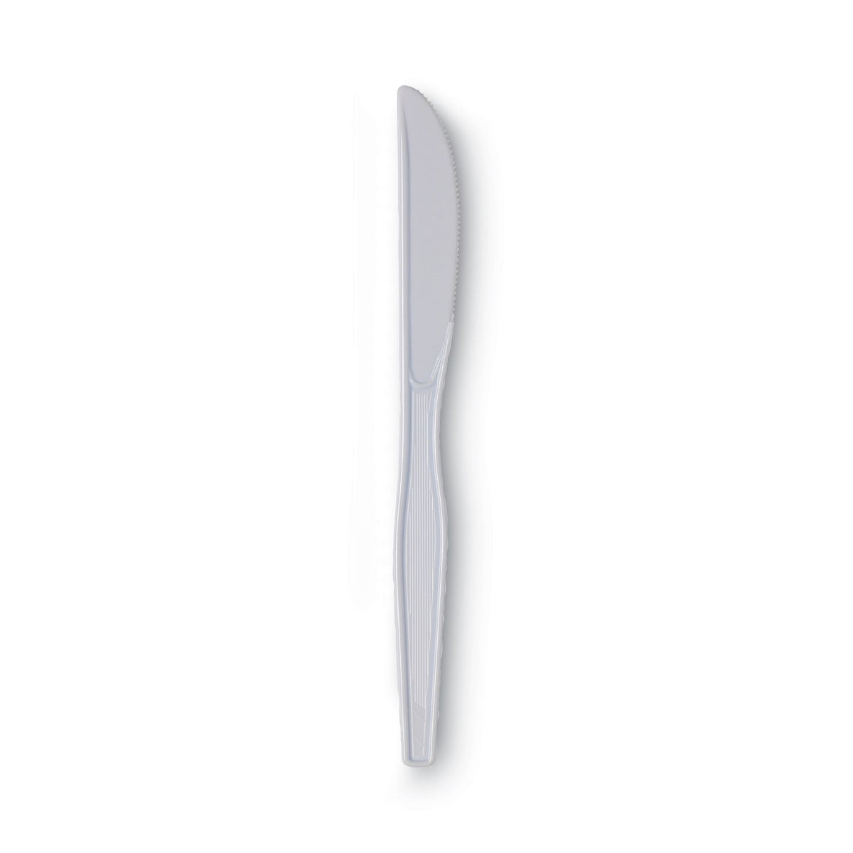 Dixie Plastic Cutlery, Heavy Mediumweight Knife, 100/Box