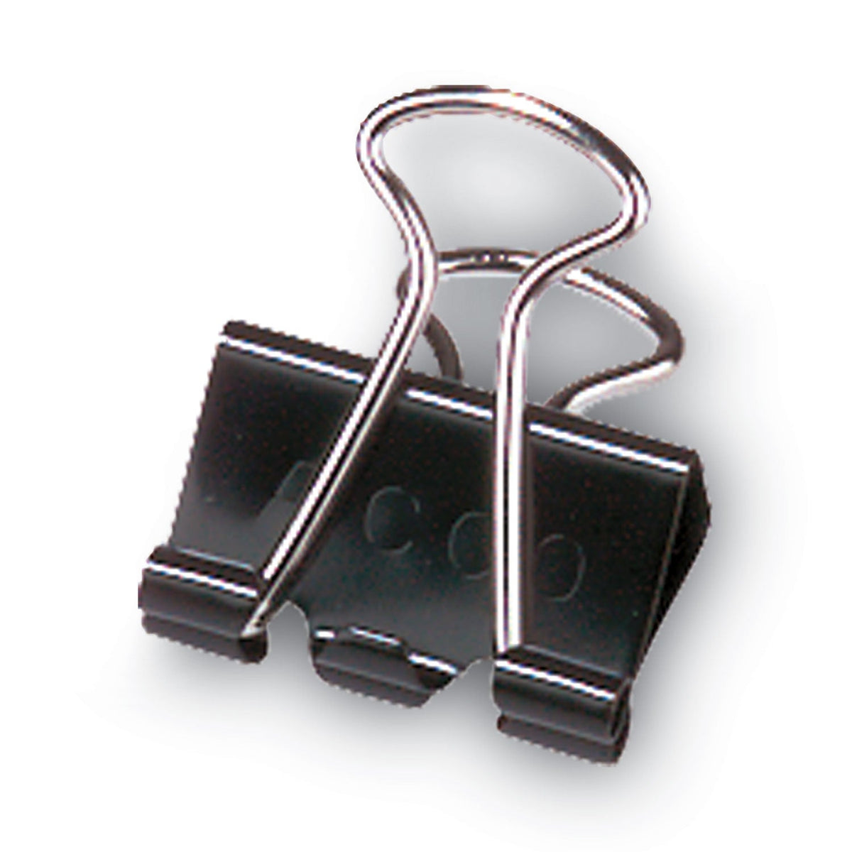 ACCO Binder Clips, Large, Black/Silver, Dozen