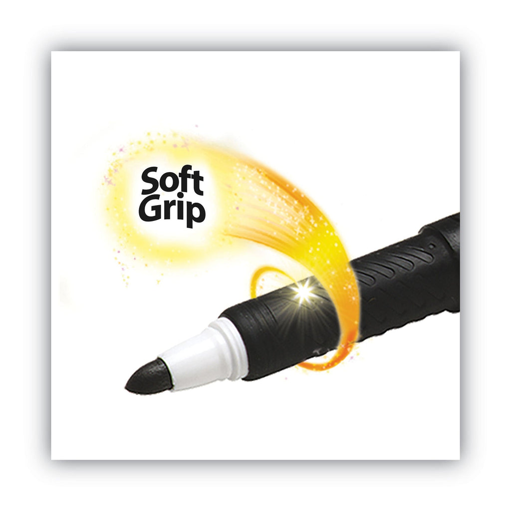 BIC Intensity Low Odor Fine Point Dry Erase Marker, Fine Bullet Tip, Blue, Dozen